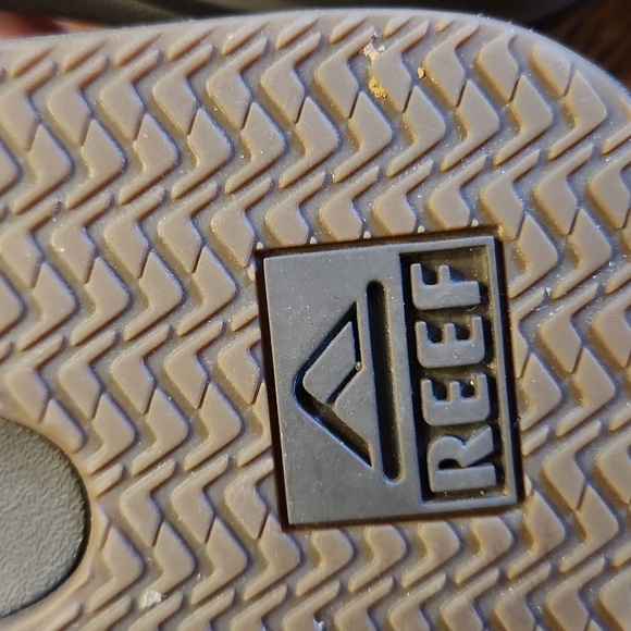 Mens Reef Brown Flip Flops Size 8 - Picture 7 of 7